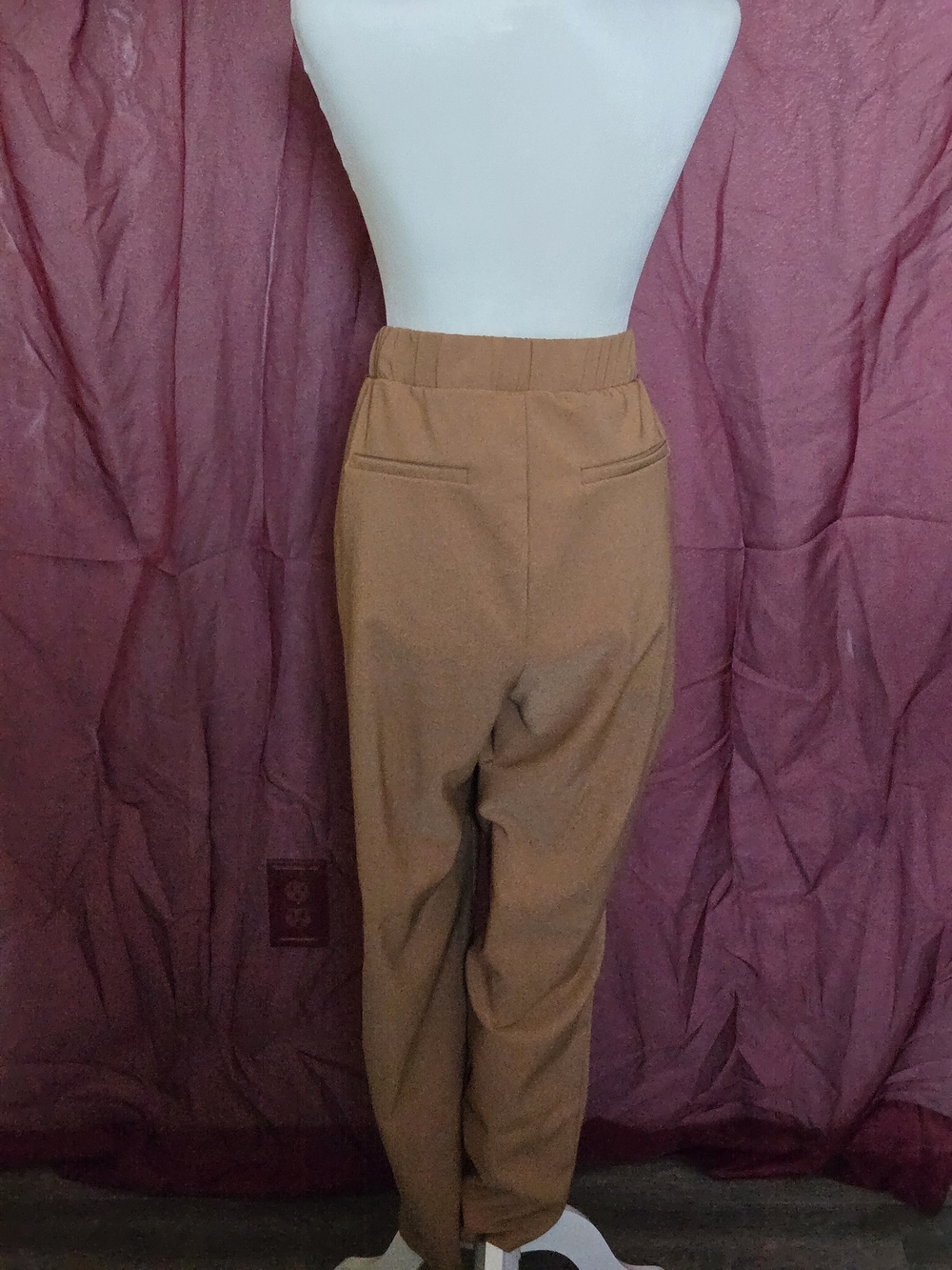 torrid Straight-Leg Pull-On Pants - Tan - Picture 2 of 3